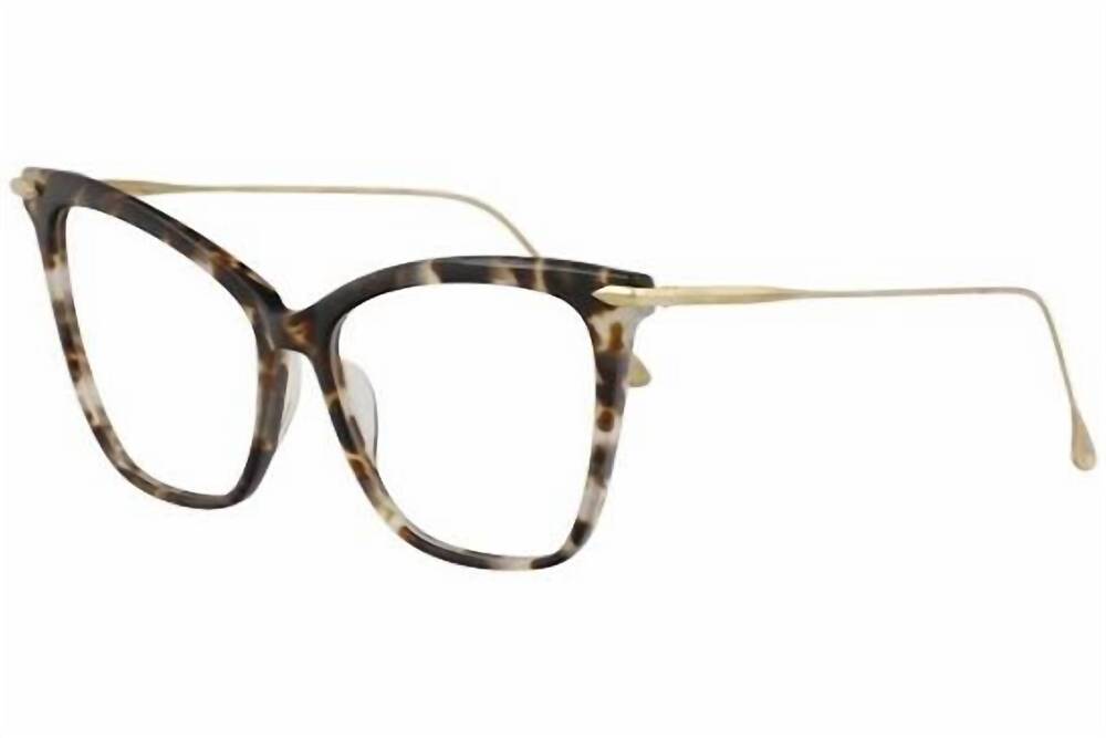 NEW DITA women's fearless 3038 eyeglasses in cream tortoise/12k gold